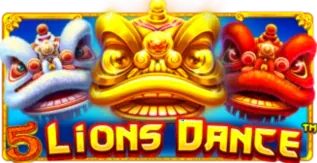 ภาพเกม 5 Lions Dance ที่ mayabet รวบรวมไว้